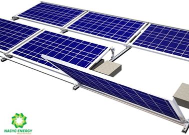 Simple Design Universal Clamps Flat Rooftop Solar Systems Penetration Free