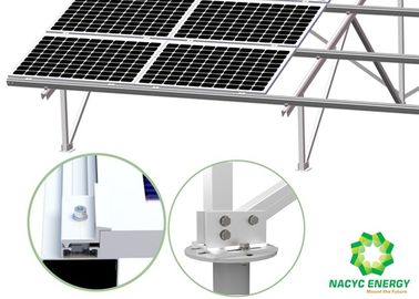 Anodized Aluminum Ground Solar Racking Systems Framed PV Module Easy Installation