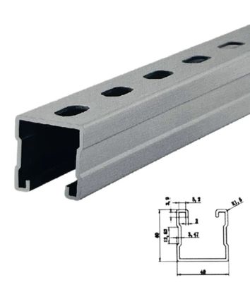 Bon prix Résistance à la température du panneau solaire rails alliage d'aluminium kit de rails solaires en ligne