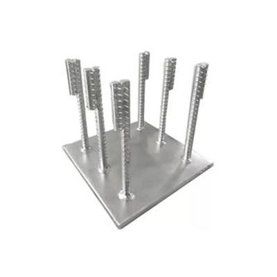 Bon prix Plaque d'aluminium anodisée rectangulaire avec boutons à tête en ligne