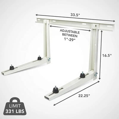 Bon prix Capacité 200lbs porte-fenêtre ac porte-air conditionné lourd support en ligne